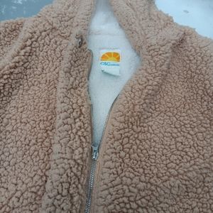 COPY - Woman's Hooded Faux fur sherpa